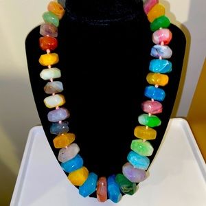 Natural Multi Stone Necklace